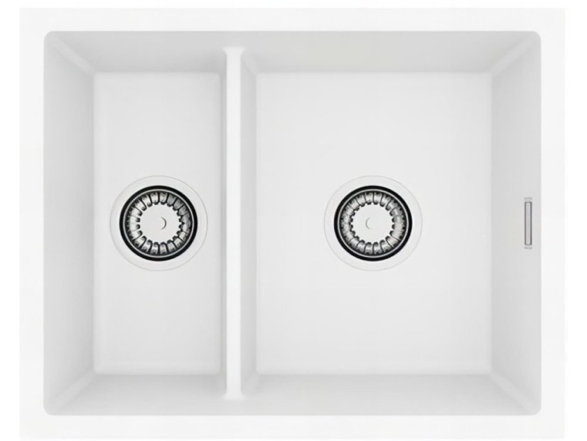 Granitový drez Alveus Omni 50 bielá