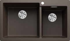 Granitový dřez Blanco PLEON 9 Káva, levý