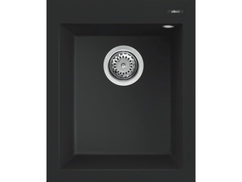 Granitový drez Elleci Quadra 100 Black K86