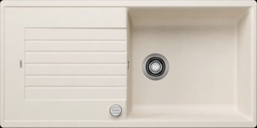 Granitový dřez Blanco ZIA XL 6 S bílá soft s excentrem