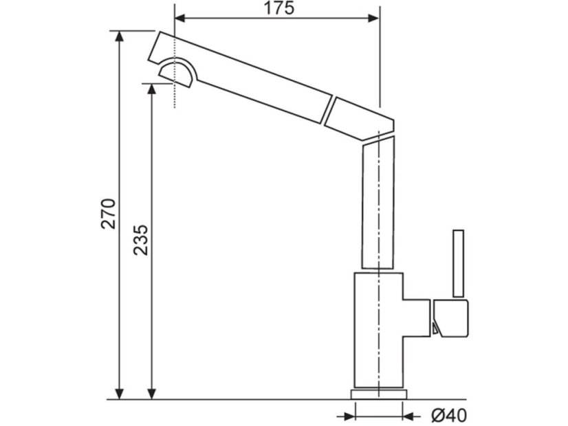 Set Sinks PERFECTO 860 Titanium + baterie Sinks MIX 350 P chrom