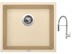 Set Sinks FRAME 457 Sahara + baterie Sinks MIX 35 PROF S chrom