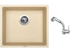 Set Sinks FRAME 457 Sahara + baterie Sinks MIX 3 S Chrom