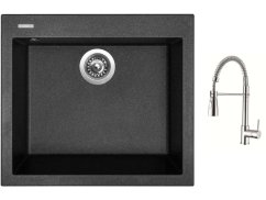 Set Sinks CUBE 560 Granblack + baterie Sinks MIX 35 PROF S chrom Set Sinks CUBE 560 Granblack + baterie Sinks MIX 35 PROF S chrom