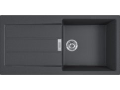Tectonitový dřez Franke S2D 611-100 Černá