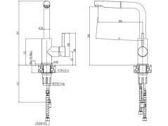 Kuchynská batéria Alveus Sara