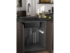 Filtrační baterie Ferro Filtrata s flexibilním ramenem, černá/chrom BFT41B