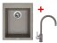 Set Sinks CUBE 410 Truffle + Vitalia GR