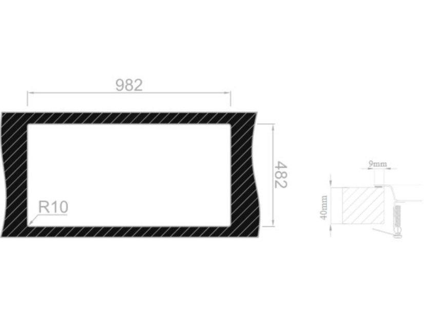 Nerezový drez Sinks EVO 1000.1