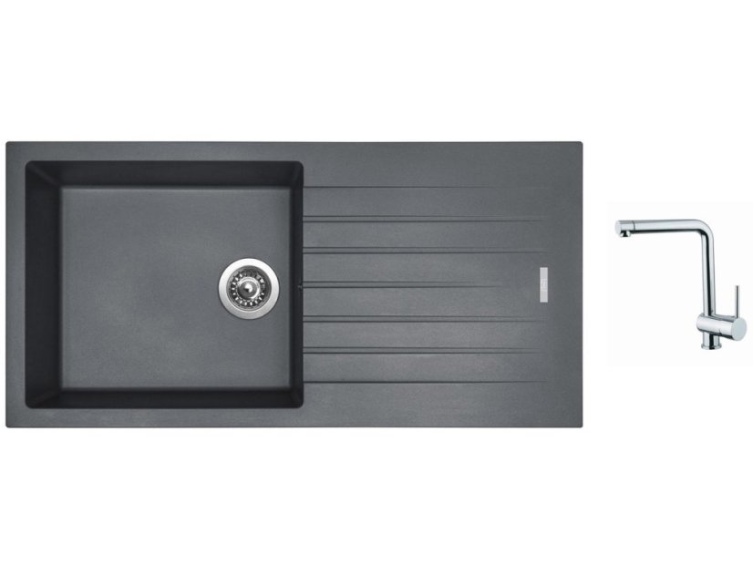 Set Sinks PERFECTO 1000 Titanium + batéria Sinks MIX 3 chróm