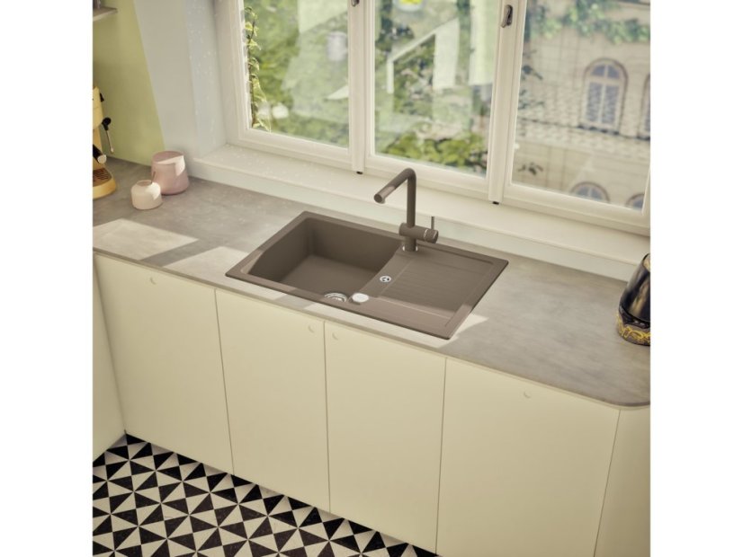 Granitový drez Schock Lima D-100S-A Asphalt