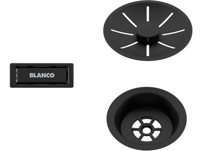 Komponenty Blanco InFino Černá matná, pro jednu vaničku - 1