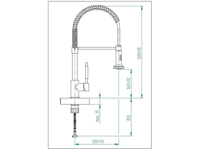 Kuchyňská baterie Alveus Molla