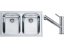 Set Franke LLX 620 Nerez + baterie Franke FC 9461 ORBIT Nerez