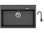 Set Sinks MAXIMO 780 Metalblack + baterie Sinks MIX 35 Metalblack