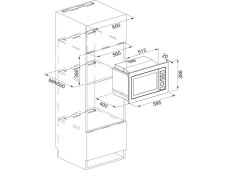 Vestavná mikrovlnná trouba Franke FMW 250 CR2 G BK-2