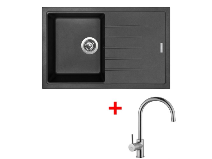 Sinks BEST 780 Metalblack + Vitalia