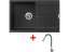 Sinks ULTIMA 790 Granblack + ELASTA S nerez/černá