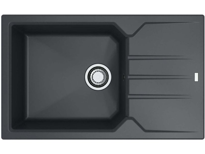 Granitový drez Alveus Record 40 čierna