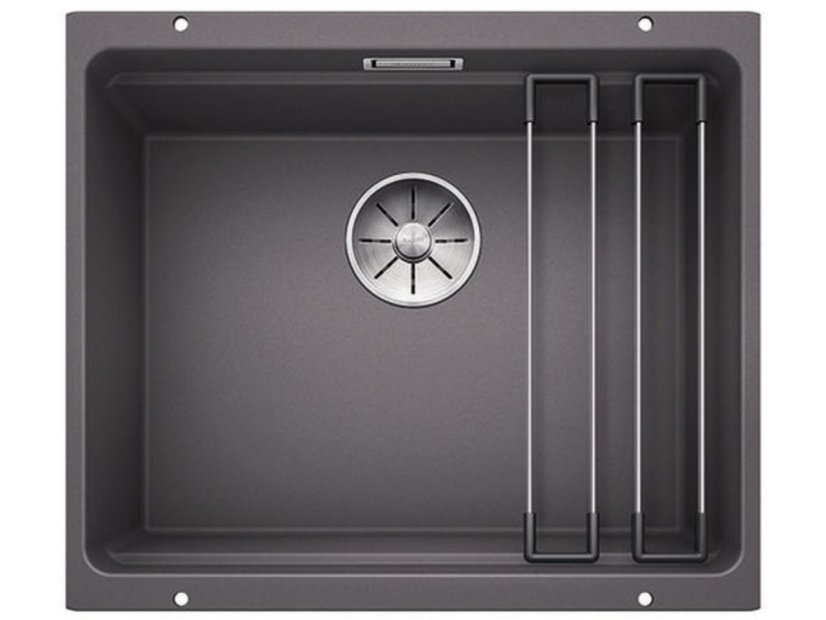 Granitový drez Blanco Etagon 500 U sivá skala