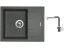 Set Sinks LINEA 600 N Titanium + batéria Sinks MIX 3 P Titanium
