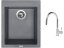 Set Sinks CUBE 410 Titanium + batéria Sinks MIX 35 P chróm