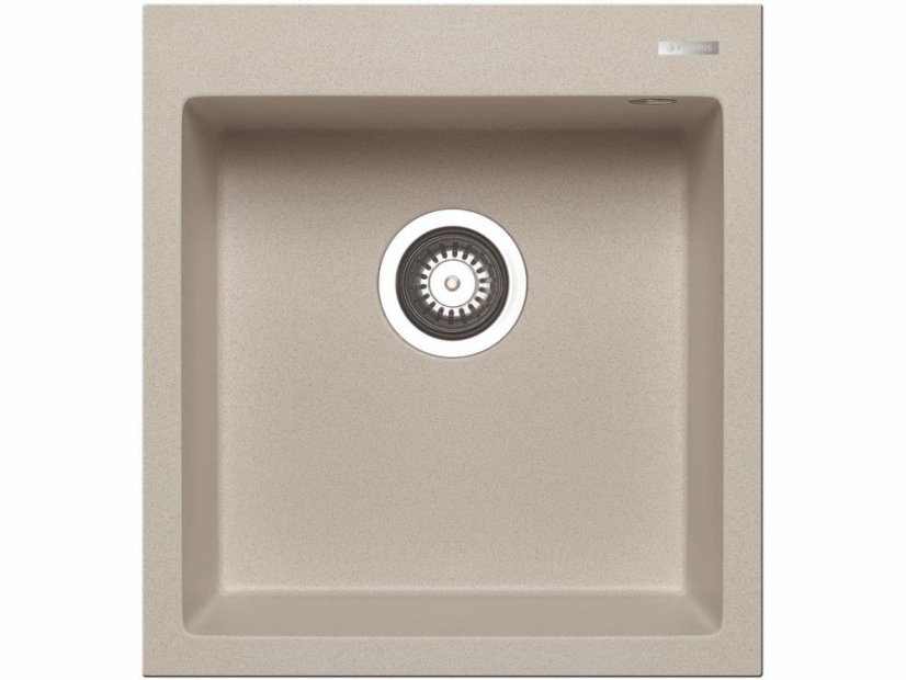 Granitový drez Pyramis Istros 46 x 50 1B Béžová