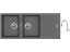 Set Sinks PERFECTO 1160 DUO Titanium + baterie Sinks MIX 35 P chrom