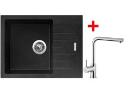 Sinks PERFECTO 650 Granblack + Elka