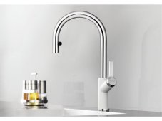 Drezová batéria Blanco CARENA-S Vario biela/chróm