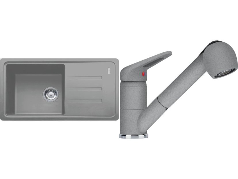Set Franke BSG 611-78/39 Šedý kámen + FC 9547.084