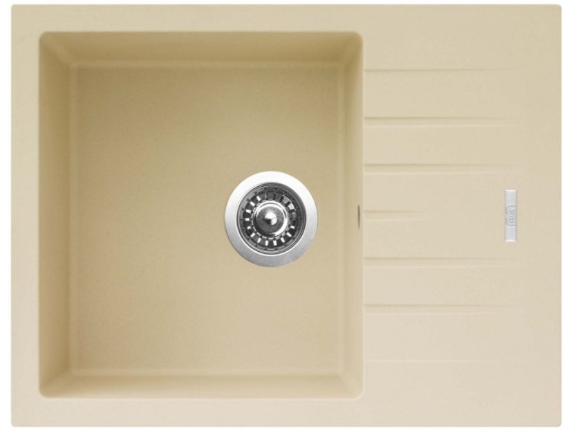 Sinks PERFECTO 650 Sahara + Elasta nerez/čierná