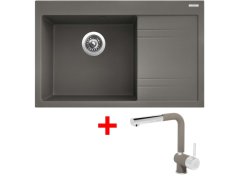 Set Sinks RIM 780 L Truffle + Mix 3 P GR