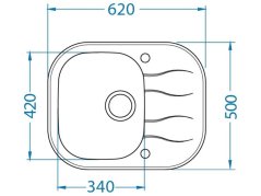 Kuchyňský dřez Alveus Wave 10 -2