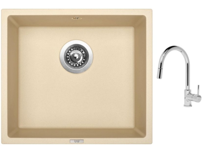 Set Sinks FRAME 457 Sahara + baterie Sinks MIX 35 P chrom
