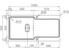 Nerezový drez Sinks EVO 1000
