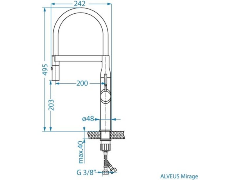 Drezová batéria Alveus Mirage-PS BRS