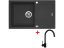 Sinks LINEA 780 XC Granblack + Vitalia černá matná