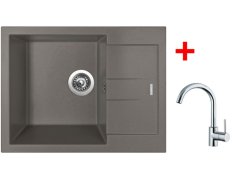 Sinks AMANDA 650 Nanotruffle+MIX 35