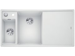 Granitový drez Blanco AXIA III 6 S InFino biela sklen.kráj.doska drez vľavo s exc.