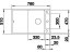 Granitový dřez Blanco AXIA III 45 S InFino tartufo dřez vpravo s excentrem přísluš. dřevo
