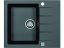 Granitový drez Alveus Cadit 10 čierny 91