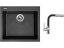 Set Sinks CUBE 560 Metalblack + baterie Sinks ENIGMA S Metalblack