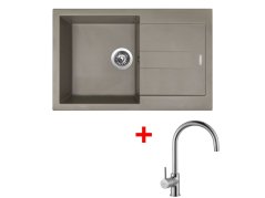 Set Sinks Amanda 780 Truffle + Vitalia