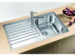Nerezový drez Blanco DINAS 45 S nerez kartáčovaný bez excentru