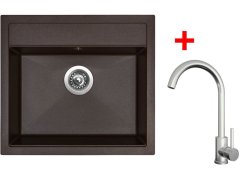 Sinks SOLO 560 Marone + ARCO celonerezová