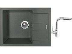 Set Sinks AMANDA 650 Titanium + baterie Sinks ENIGMA S chrom