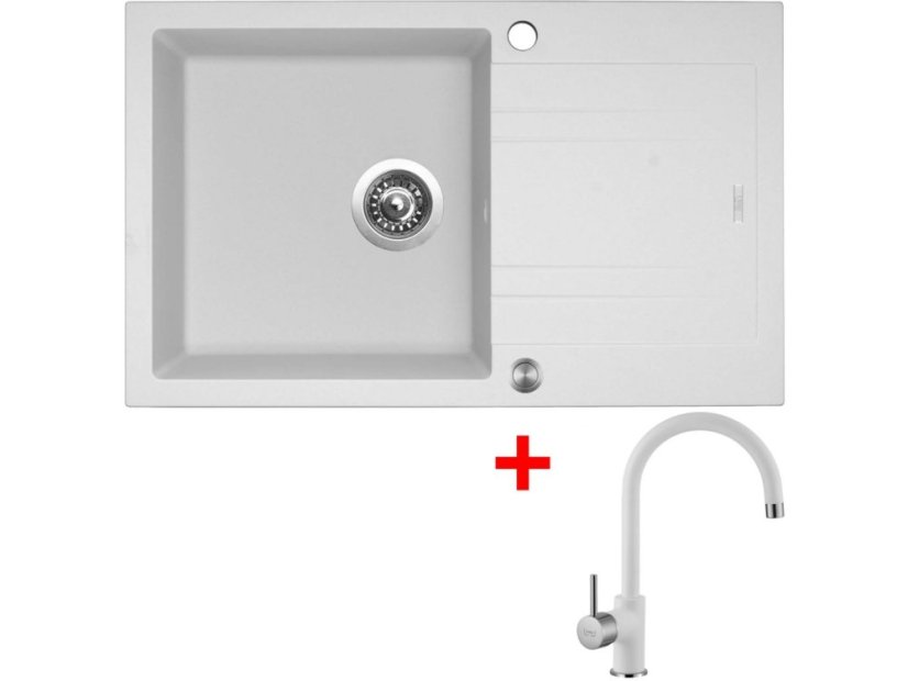 Sinks LINEA 780 XC Milk + Vitalia GR