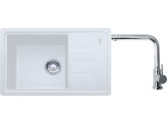 Set Franke BSG 611-62 Bílá-led + Franke FN 0143 Chrom