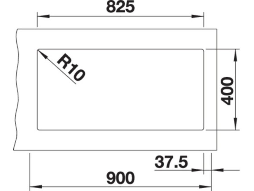 Granitový drez Blanco SUBLINE 480/320 U InFino káva drez vľavo bez tiahla